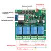 Tuya Умный модуль переключателя мотора Wi-Fi 2,4 ГГц DC7-32V Радиоуправление с пульта ДУ RF 433 МГц 4-канальное реле с импульсным режимом для Alexa Google Home