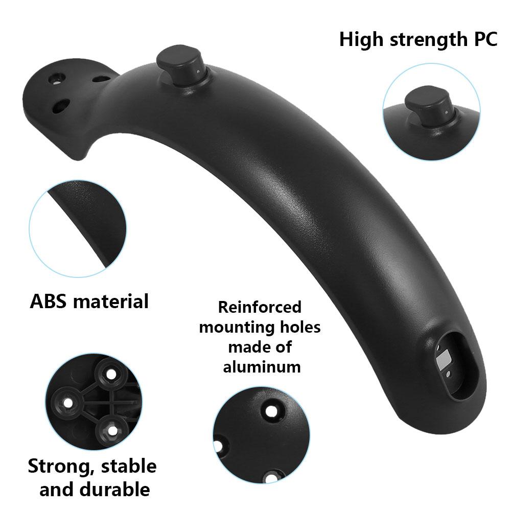 Комплект заднего крыла для скутера с кронштейном заднего брызговика и стоп-сигналом. Сменные аксессуары для скутера. Подходит для скутера M365/M365 Pro.