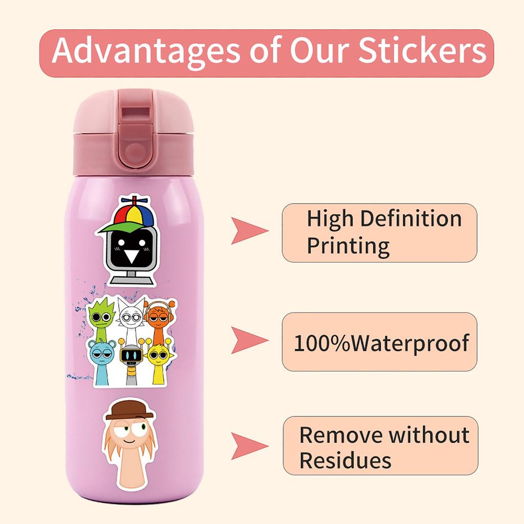 55Pieces Graffit Stickers To Decorate Laptop Luggage Stickers
