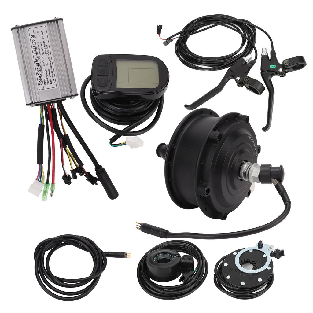 Комплект для переоборудования горного велосипеда 36 В 350 Вт, модифицированный мотор переднего привода для горного велосипеда, электровелосипеда, подходит для 26-дюймового