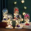 Glass Cover Gift Box Little Bear Rose