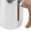 600ml Capacity Stainless Steel Frothing Cup Dripless Spout Milk Frothing Pitcher  Cappuccino Making