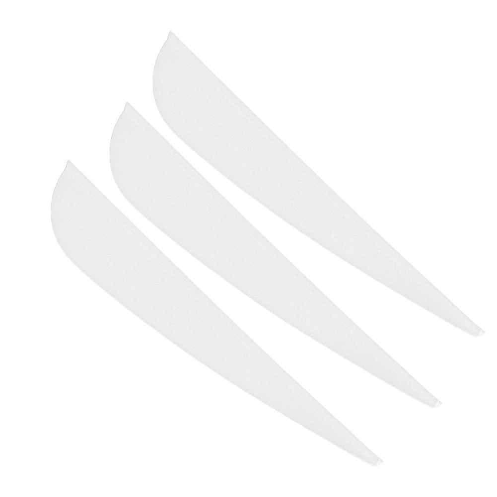 12 шт. 3 дюйма перо DIY стрелы оперение аксессуары для стрельбы из лука охота стрельба(белый)