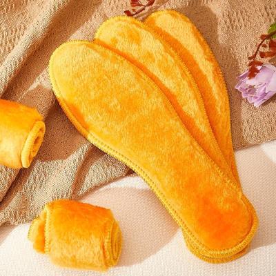 Стельки, толстые теплые плюшевые стельки, пушистые, сменные для обуви, сапог, брендовые зимние стельки