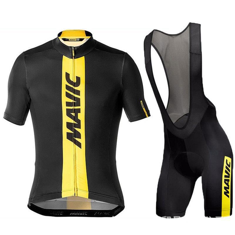Summer Cycling Suit Strap Short Sleeve Suit Men's Bicycle Mountain Road Bike Clothing