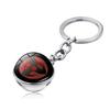 Keychain Sharingan Naruto With Glass Ball Cartoon Style For Memorabilia Anime