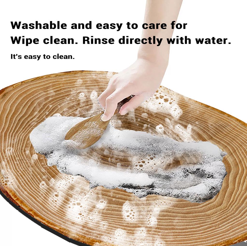 Vintage Wood Print Home Entrance Doormat Outdoor Room Rugs For Hallway Bedroom Floor Foot Bath Mat Door Mat Custom Washable