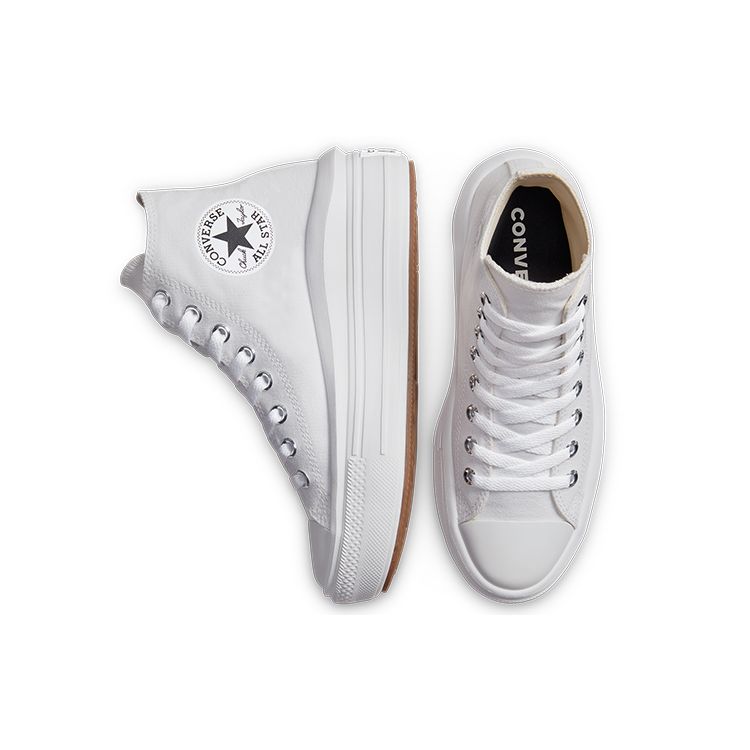 Converse Кеды Chuck Taylor All Star Move High Женские Белый/Натуральный Айвори/Черный 568498C