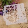 Wheel Stencils Template Painting Scrapbooking Embossing Stamping Album Card DIY Crafts