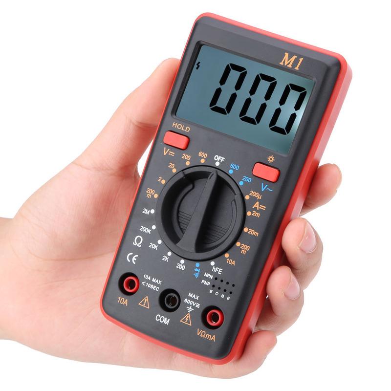 Digital Multimeter Tester M1 Digital Multimeter M1DC/AC Voltage Current Resistance Digital Multimeter Tester 0℃-50℃