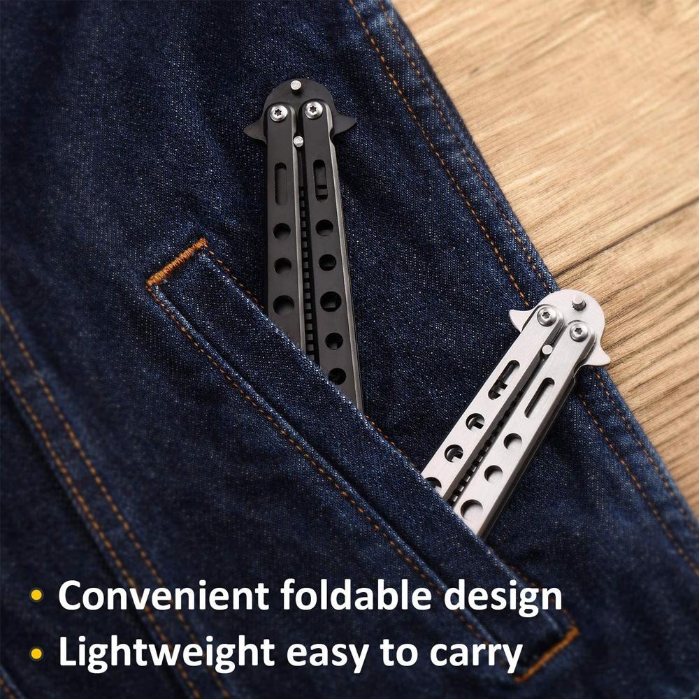 Расческа для волос из нержавеющей стали, складная расческа-бабочка, тренировочная металлическая расческа для начинающих, мужские аксессуары для укладки волос с маслом, инструмент