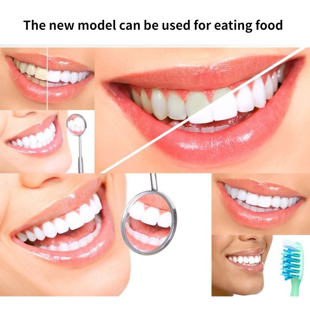 Simulation Tooth Cover Set - Upper & Lower Guards + 2 Dental Waxes for Natural Smile Enhancement, Food-Safe Wear