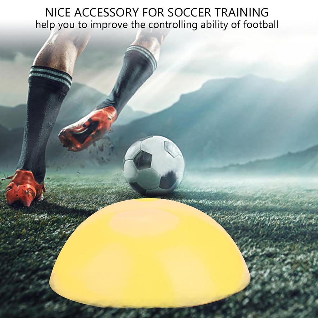 5 шт. Тренировочные конусы для футбола, футбольные барьеры, пластиковый держатель для маркеров, аксессуар (желтый)