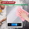 Digital Kitchen Scale 15kg Capacity with 1g Precision, Multi-Unit Conversion (g/kg/lb:oz/ml/fl'oz), TYPEC Rechargeable, Household Baking Food Scale