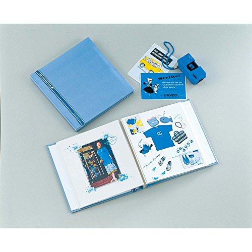 Альбом SEKISEI бесплатно Мини-альбом Harper House бесплатно Белый паспарту 20 страниц 11-20 страниц синяя ткань XP-2001 (японский импорт)