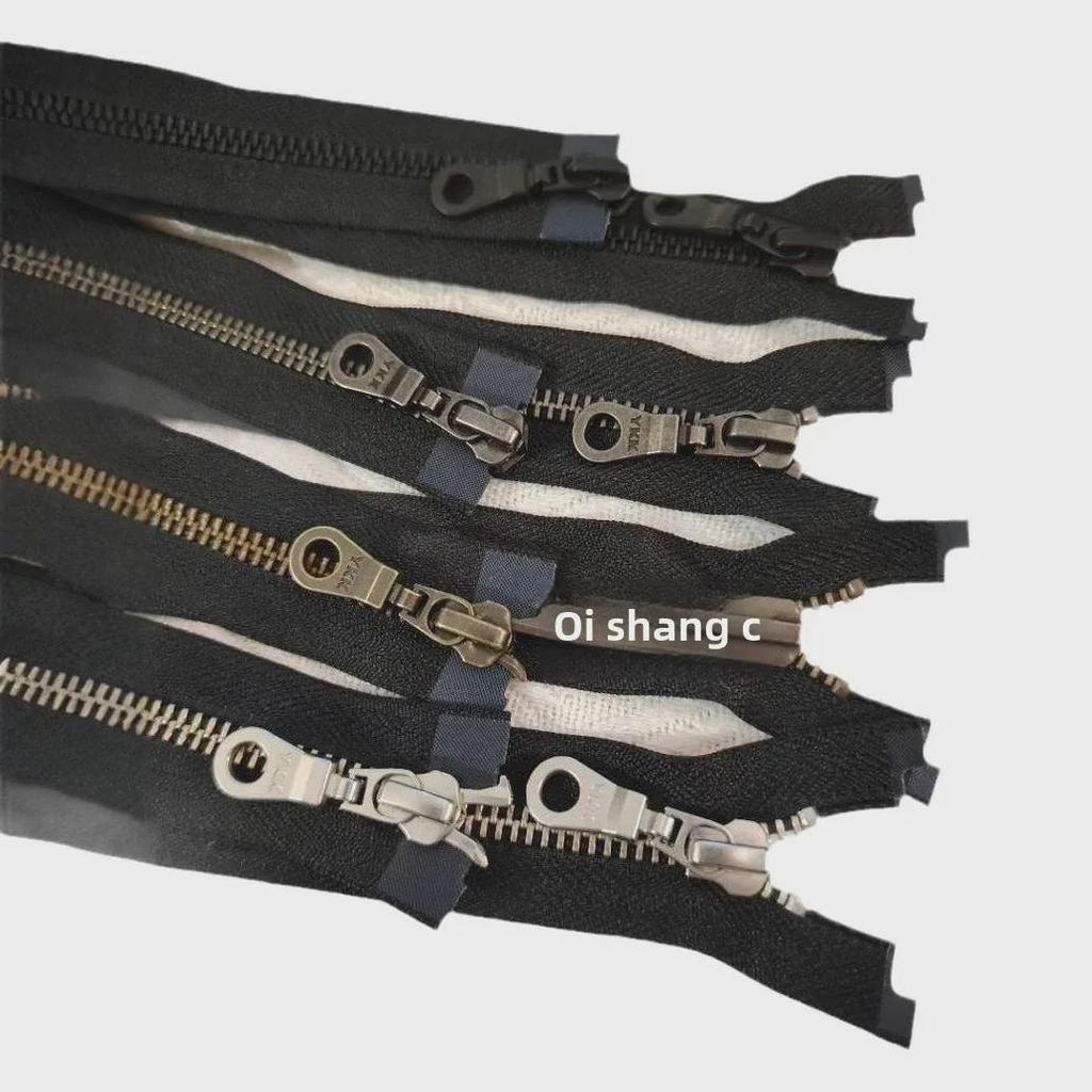 YKK №. 5 Металлическая молния с двумя замками для курток и свитеров