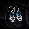 Apatite Gemstone 925 Stamped Silver Ethnic Jewelry Earrings For Anniversary Gift EE-39-12