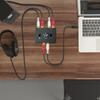 Двунаправленный переключатель аудио 2 x 1 / 1 x 2 RCA Стерео аудио переключатель-разветвитель с кнопкой Mute L / R Стерео аудио переключатель