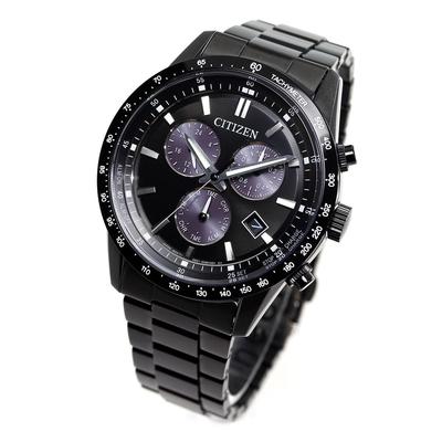 Мужские часы Citizen Chronograph Date Solar BL5615-56E, Водонепроницаемые, Питание от света Eco-Drive, Отображение, Аналоговое, Деловые, Черные,