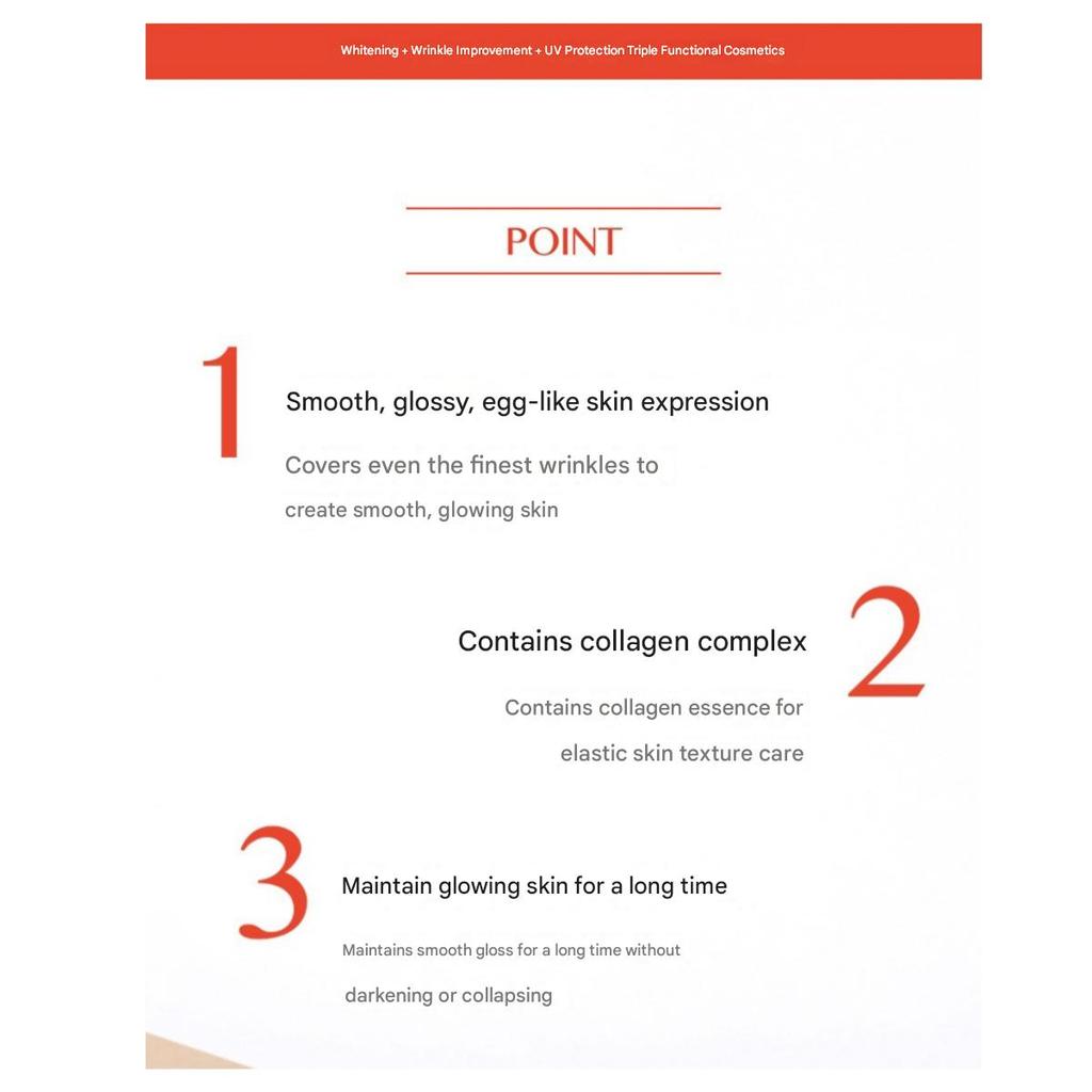 Tonymoly Тональный крем-кушон Triple Collagen Egg Skin SPF50+ PA+++, 15 г