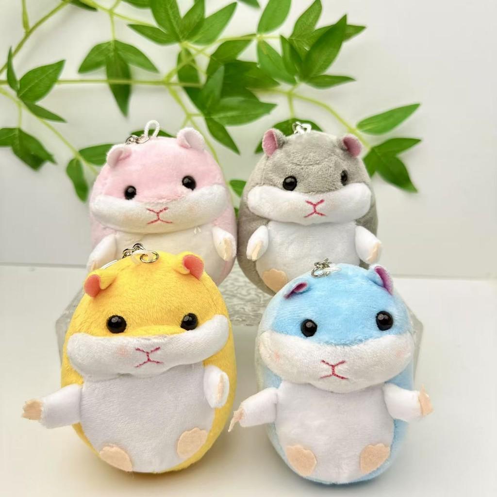 Плюшевый брелок-хомяк Хамтаро с подвесной цепочкой для улицы и повседневной носки