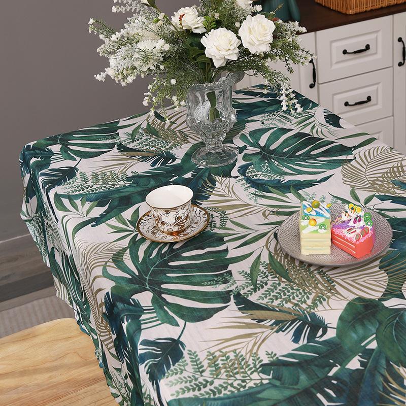 Цветочный принт Скатерть Украшение стола Посуда Праздничные принадлежности Внутренние и наружные скатерти Многоразовые/скатерти