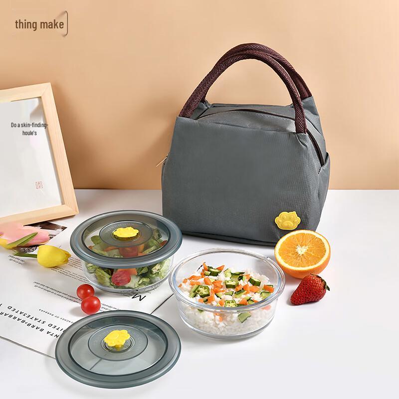 Lucky Cat Paw Ceramic Fresh-keeping Bowl Set