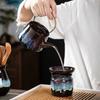 Изысканный чайник с золотой глазурью, керамический чайный сервиз кунг-фу, большой чайник с золотым узором и фильтром, чайник кунг-фу оптом