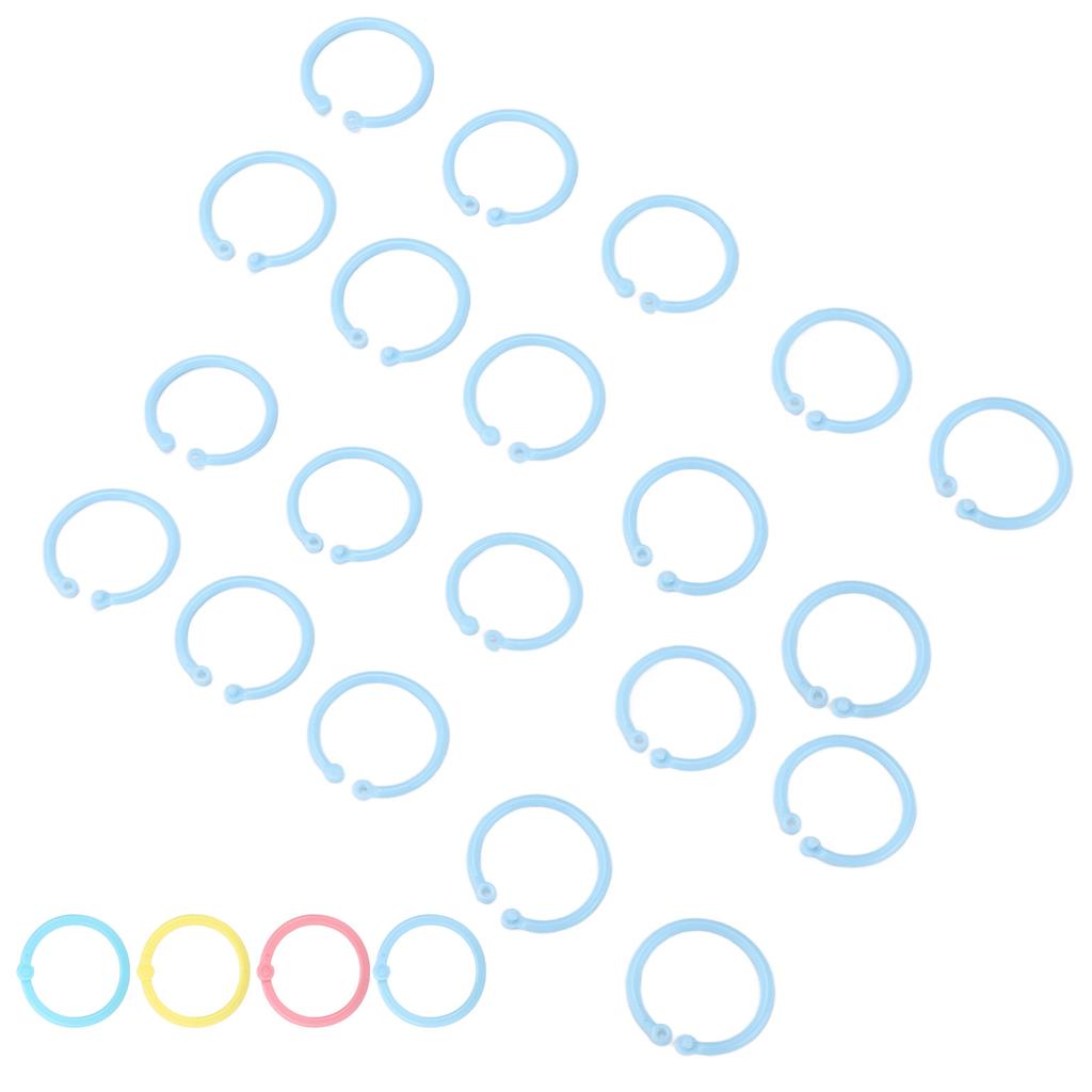 20 шт. Гибкая пряжка для листов книги 30 мм, одинарная бумага для картотек