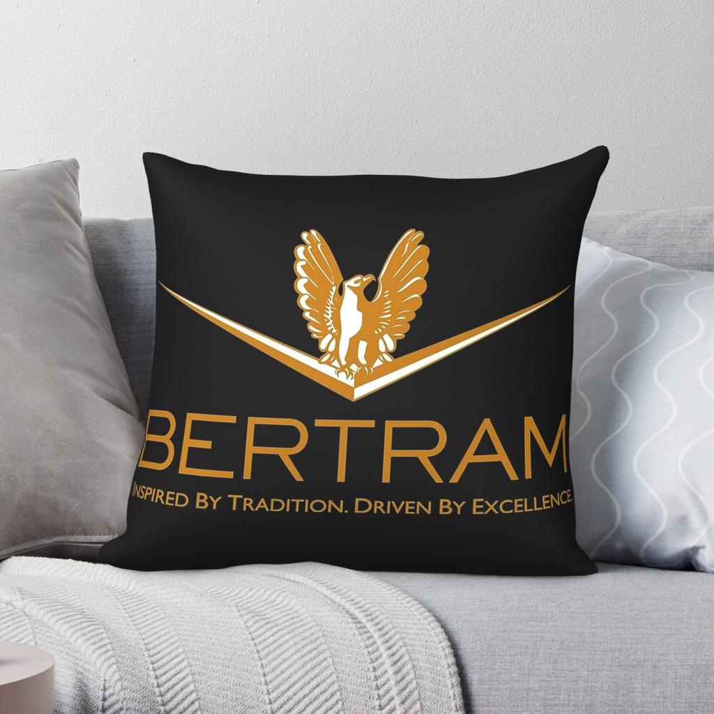 Bertram Yachts Square Pillowcase Polyester Linen Velvet Pattern Zip Decorative Pillow Case Home Cushion Cover X