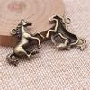 Yousheng Металлическая подвеска в виде лошади Ретро Шарм лошади Винтажная подвеска в виде бегущей лошади для изготовления ювелирных изделий DIY серьги брелки ожерелья проекты для рукоделия