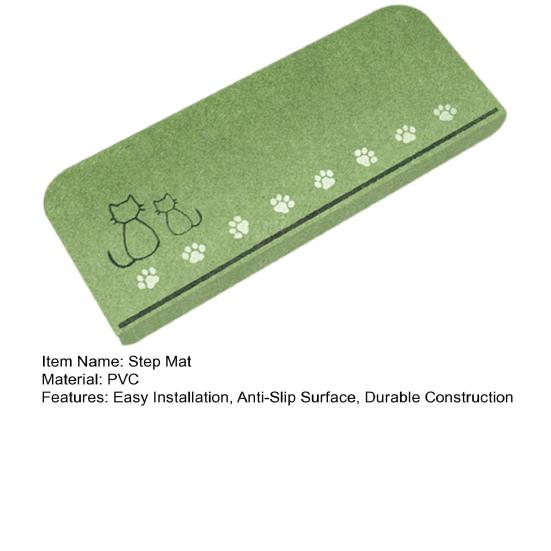 Коврик для ступеней Yousheng с рисунком из мультфильма, без остатков, простая установка, противоскользящие поверхности, напольный коврик, защитная накладка для деревянной лестницы