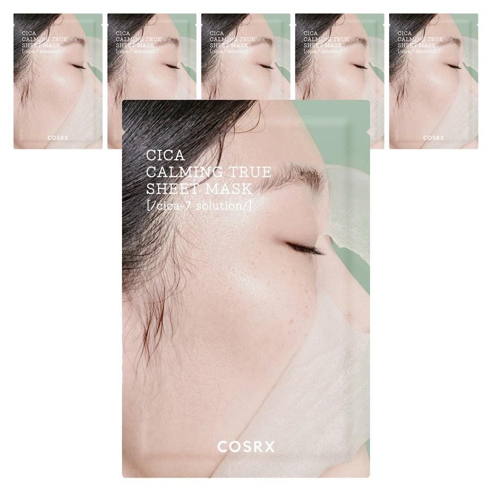 COSRX Pure Fit Cica Calming True Sheet Mask, 1 sheet, 6pcs