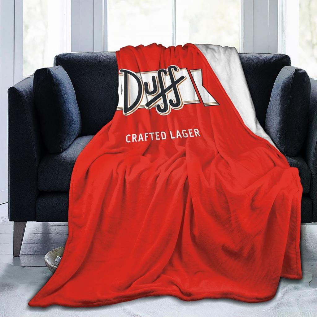 Duff Beer Blankets Flannel Sofa Throw Blanket Super Soft for Couch Bedding Office Throws Bedspread Quilt