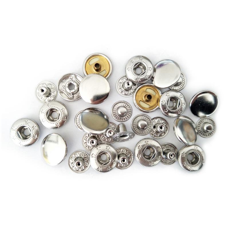 10Sets Sewing Accessories Copper Fasteners Clothes Snap Buttons Press Studs Garment DIY