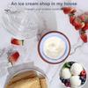 Электрическая машина для приготовления мороженого своими руками, быстрая машина для приготовления фруктового мороженого для домашнего джелато, сорбета, йогурта, молочных коктейлей, напитков