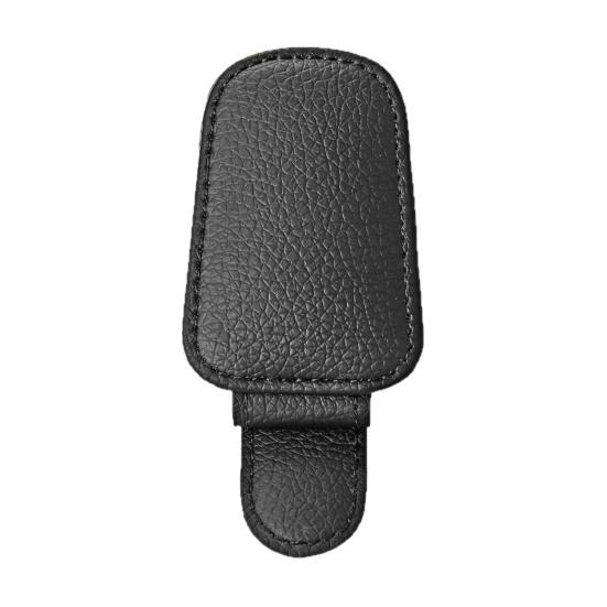 Universal Car Visor Clip Faux Leather Magnetic Eyeglass Holder for Sunglasses Reading Glasses Convenient Eyeglasses Hanger