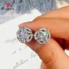 Daily Collocation Small Stud Earrings For Women With Shiny CZ Low-key Delicate Female Earrings Fancy Gift Fashion Jewelry