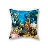 Наволочка с коралловой рыбой и морской жизнью, украшение для дивана, офисное игровое кресло, чехол для подушки, прикроватная тумбочка, домашний декор, наволочка 45x45 см