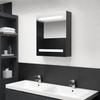 VidaXL Anthracite LED Mirror Bathroom Cabinet 50x14x60 Cm 326487