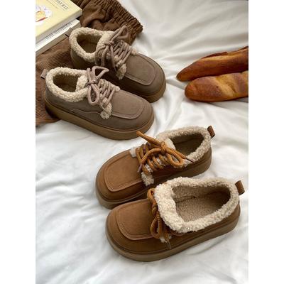 Новый продукт горячая распродажа зима новая мода универсальные плюшевые женские туфли хлопковые туфли 1373