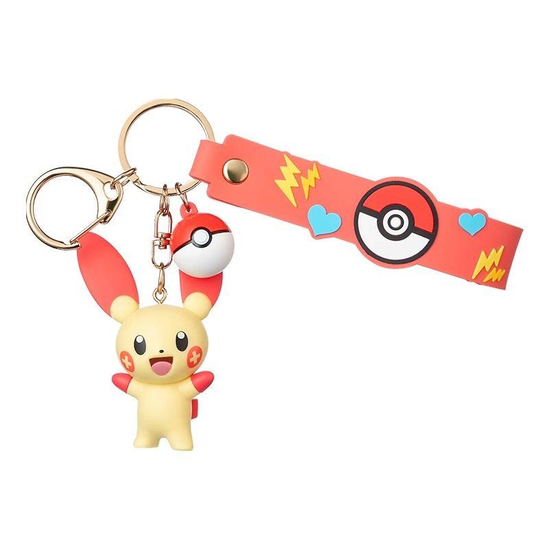 Funism Authentic PokMon Keychain Pikachu Gengar Couple School Bag Charm Licensed Bag Cute Pendant Birthday Gift In Stock