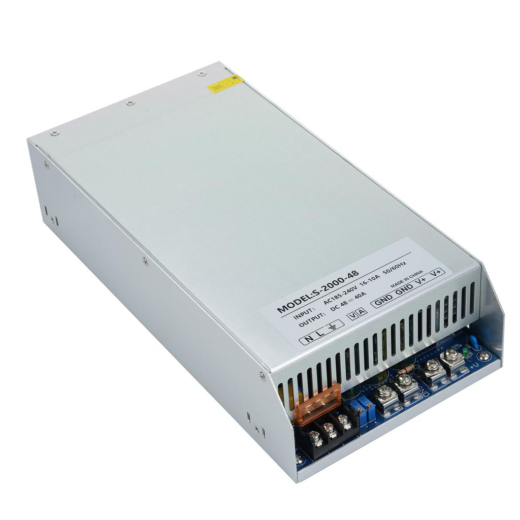 Импульсный источник питания постоянного тока 48 В 40 А 2000 Вт Адаптер питания Трансформатор напряжения переменного тока 185 В-240 В в постоянный ток 48 В