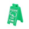Cat Vomit Sign,Cat Sign Decoration,Cat Decor Funny Gag Gifts,Funny Cat Signs Decor,Best Cat Gifts For Cat Lovers And Cat Decorations