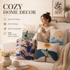 Nordic Summer Woman Art Pillow Case 2D Flat Printed Peach Skin Cushion Cover Ocean Waves Decorative Throw Pillowcase For Sofa