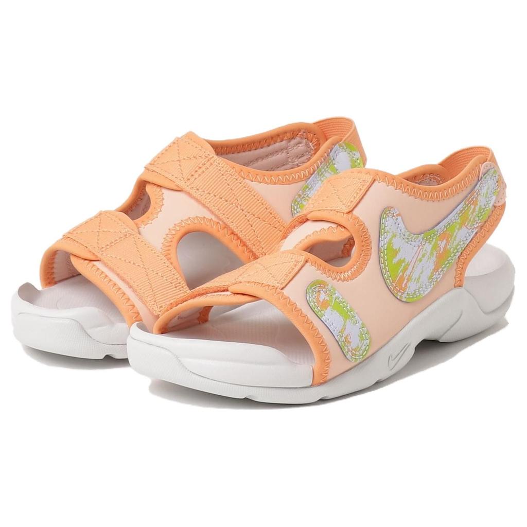 Nike Детские сандалии Sunray Adjust 6 Детские сандалии Оранжевый Белый Зеленый DX6383-800
