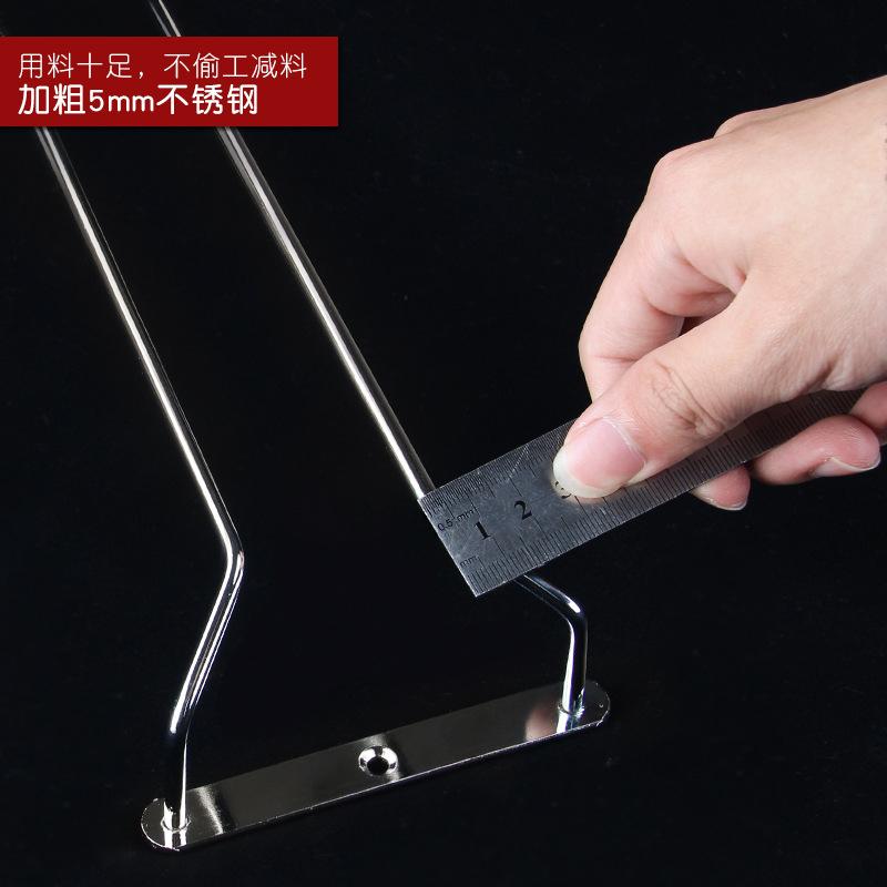 Подставка для бокалов для вина, держатель для бокалов, домашнее хранение, подвесной держатель для бокалов из нержавеющей стали 27 см 34 см