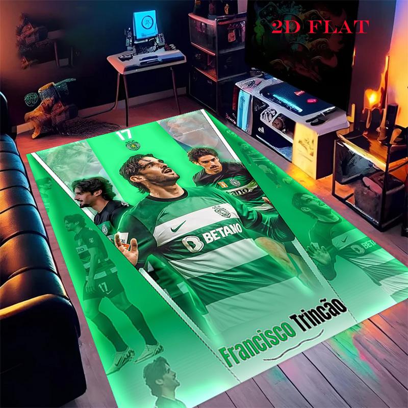 Ковер Sporting CP для гостиной, спальни, дома, украшение дивана, нескользящий коврик для игр детей