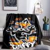 Tazma-nian Devil Spray Art Throws Blanket Flannel Blankets Plush for Couch Bed Gifts for Men Women Travel picnic blanket Christmas fan gifts