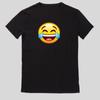 Футболка унисекс с забавными смайликами и смехом